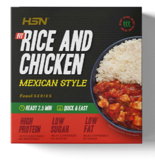 Platos Preparados Fit, Arroz con Pollo en Salsa estilo Mexicano 420 Gr