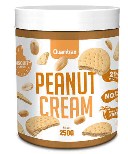 Peanut Cream and Biscuit 250gr - Quamtrax