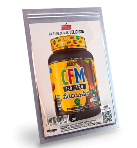 Monodosis CFM ISO ZERO, 30Gr, Sabor Lacasitos  - BIG