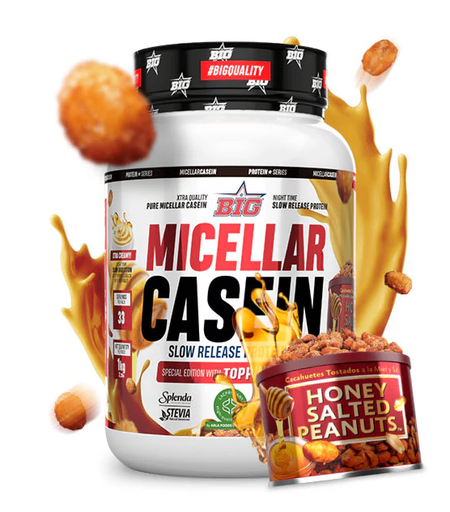 Micellar Casein, 1kg, Honey Salted Peanut - BIG