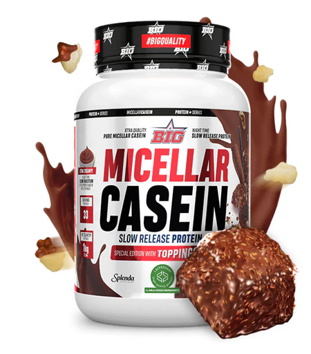 Micellar Casein, 1kg, Chocolate Avellana - BIG