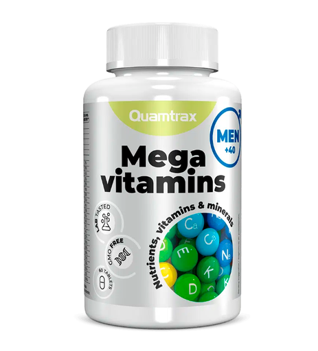 Mega Vitamins Hombre, 60 Tbl - Quamtrax