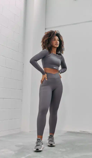 Legging Space Collection Gris- Quamtrax