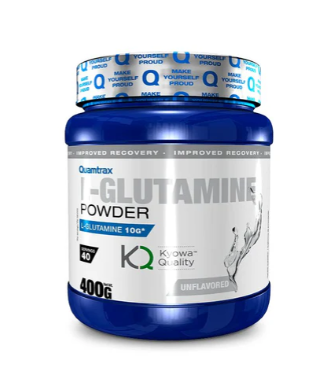 L Glutamina Powder, 400Gr, Sabor  Neutro - Quamtrax