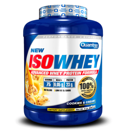 Isowhey, 2267 Gr, sabor Vainilla Biscuit - Quamtrax