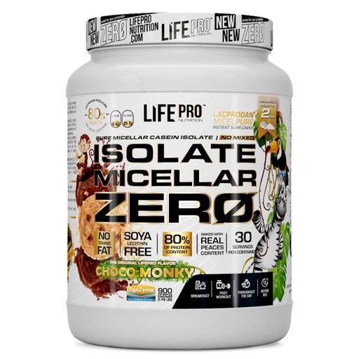 Iso Micellar Casein, 900g , Sabor Choco Monky - Life Pro