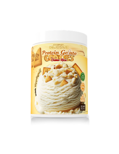 Helado Proteico, Sabor  Crema Rica Cookies,  300gr -  Io Genix