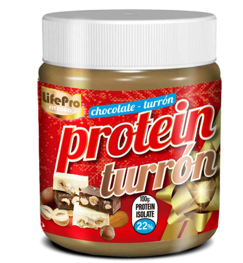 Crema Proteica Turron Crunchy, 250Gr  - Life Pro