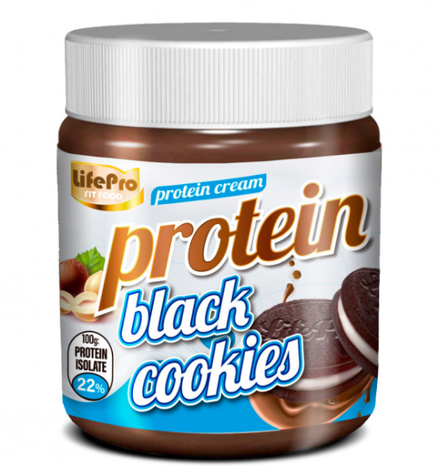 Crema Proteica Black Cookies , 250Gr - Life Pro