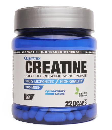 Creatine 220 veggie caps - Quamtrax