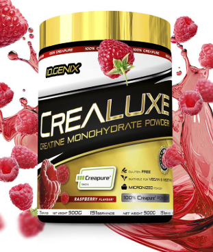 Creatina Crealuxe Creapure, 500Gr, Raspberry - Io Genix