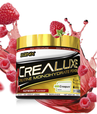 Creatina Crealuxe Creapure, 250Gr, Raspberry - Io Genix