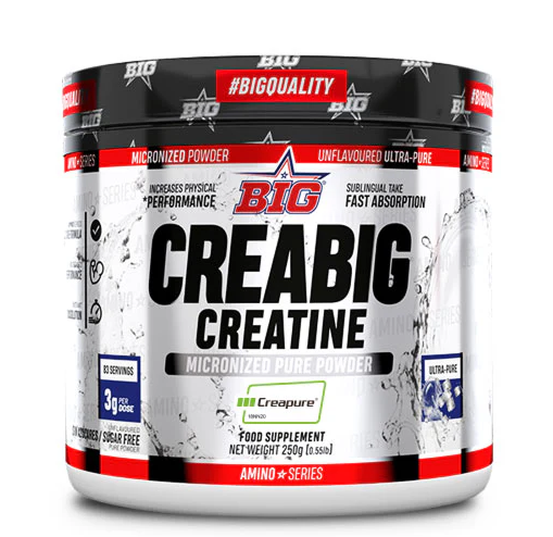 Creatina Creabig Creapure  Sin Sabor  250Gr - Big