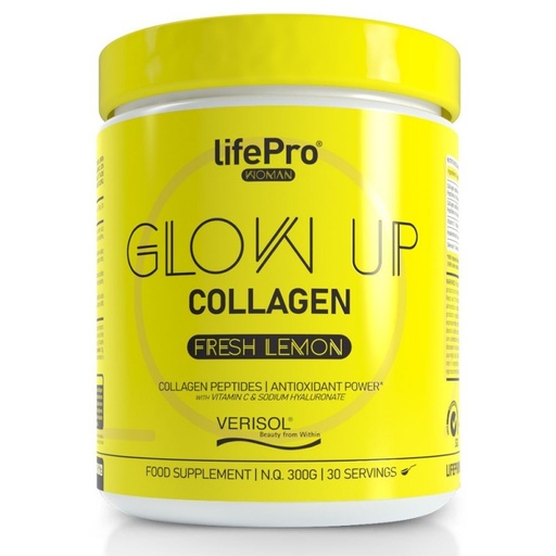 Colágeno Woman Glow Up Sabor Limon , 400Gr - Life Pro