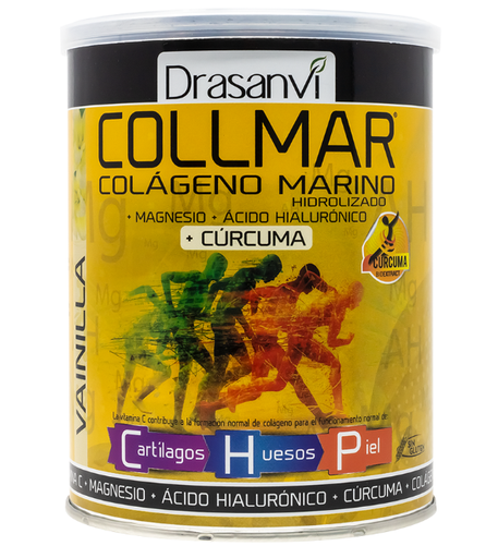 Colágeno + Curcuma Collmar, sabor vainilla, 300Gr - Drasanvi