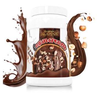 Casein Cream Toppings Sabor NutChoc, 1Kg - IO Genix