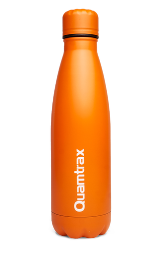 Botella Metálica Naranja 500ml - Quamtrax