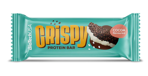 Barrita Proteica Sin Gluten, Crispy, 40Gr - BiotechUsa