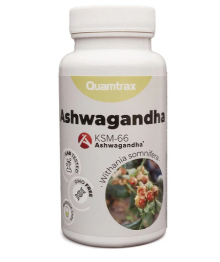 Ashwagandha KSM-66, 60 Caps - Quamtrax