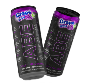 .ABE Can American Grape Soda , 330 ml. - Applied Nutrition