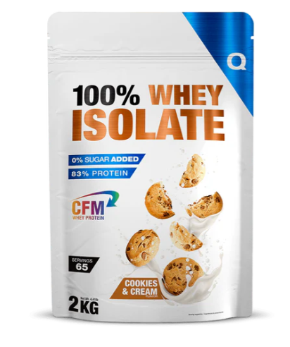 100% Whey Isolate 2kg, sabor cookies - Quamtrax