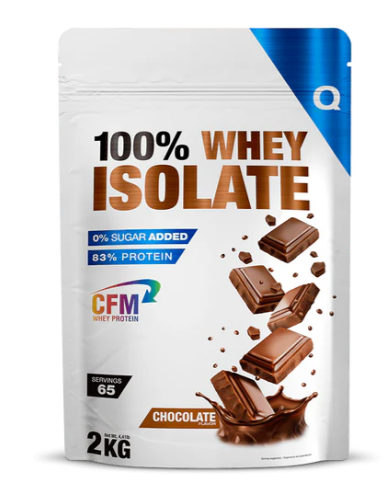 100% Whey Isolate 2kg, sabor chocolate - Quamtrax