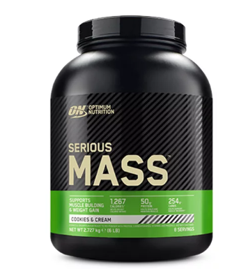 Serious Mass, sabor cookies and cream, 2,72kg - Optimum Nutrition