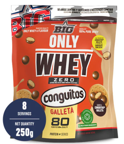 Only Whey , 500 gr  Sabor Conguito Negro - Big