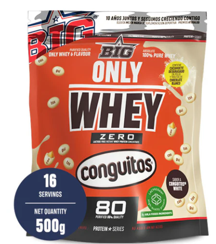 Only Whey , 500 gr  Sabor Conguito Blanco - Big