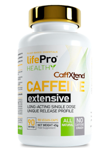 Caffeine Extensive 200mg 90 Vegancaps - LIFE PRO