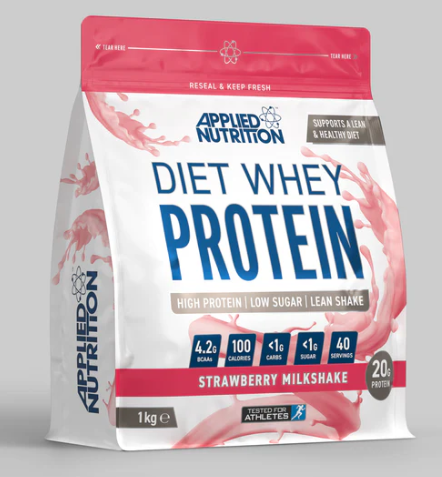 Diet Whey 1 kg. Strawberry Milkshake - Applied Nutrition