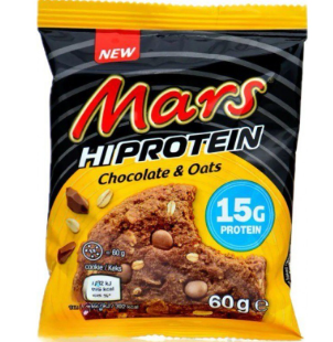 Mars HiProtein Cookie Chocolate and Oats, 60 gr - Mars Protein